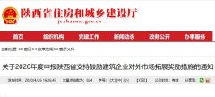 20年我省建筑企业对外市场拓展奖励措施的通知