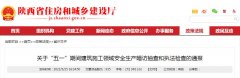 “五一”期间建筑施工安全生产抽查和检查的通